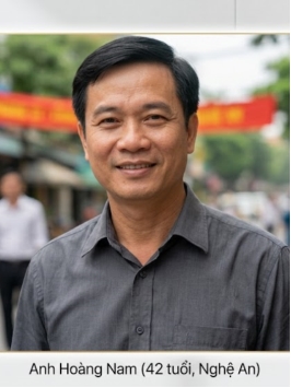 Anh Hoàng Nam (42 tuổi, Nghệ An)